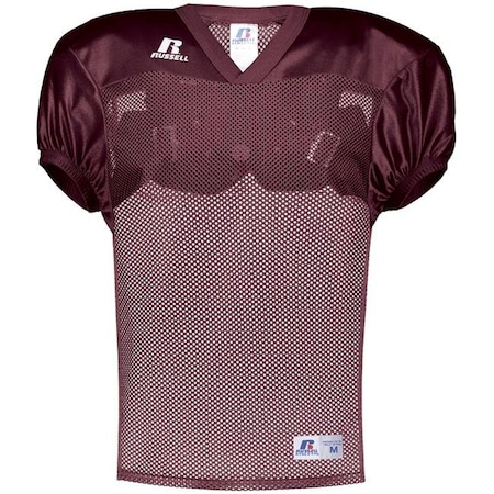 Russell Russell S096BM.MAR.3XL Adult Stock Practice Jersey; Maroon - 3XL S096BM.MAR.3XL
